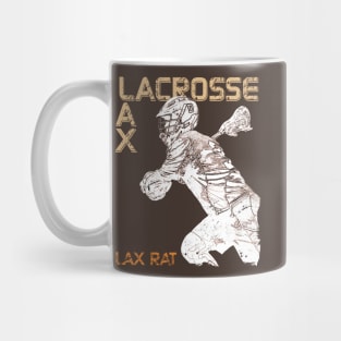 Lacrosse Player Lax Rat Mug